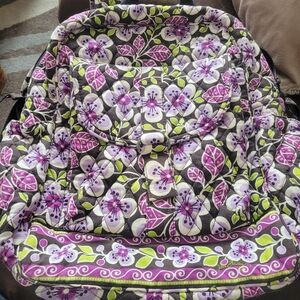 Vera Bradley Purple and Brown Floral Bag
